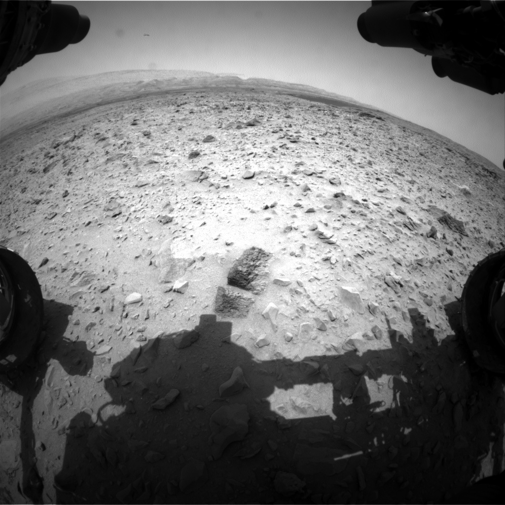 Nasa's Mars rover Curiosity acquired this image using its Front Hazard Avoidance Camera (Front Hazcam) on Sol 701, at drive 1552, site number 39