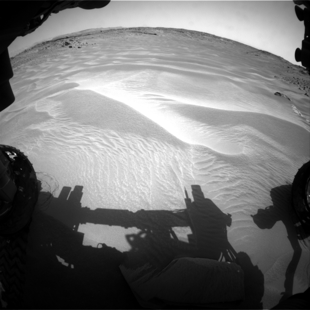 Nasa's Mars rover Curiosity acquired this image using its Front Hazard Avoidance Camera (Front Hazcam) on Sol 706, at drive 180, site number 40