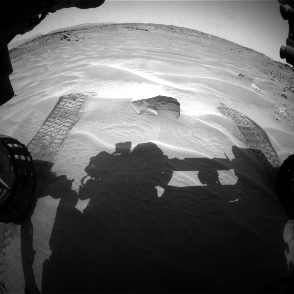 Nasa's Mars rover Curiosity acquired this image using its Front Hazard Avoidance Camera (Front Hazcam) on Sol 707, at drive 200, site number 40