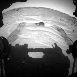 Nasa's Mars rover Curiosity acquired this image using its Front Hazard Avoidance Camera (Front Hazcam) on Sol 709, at drive 230, site number 40