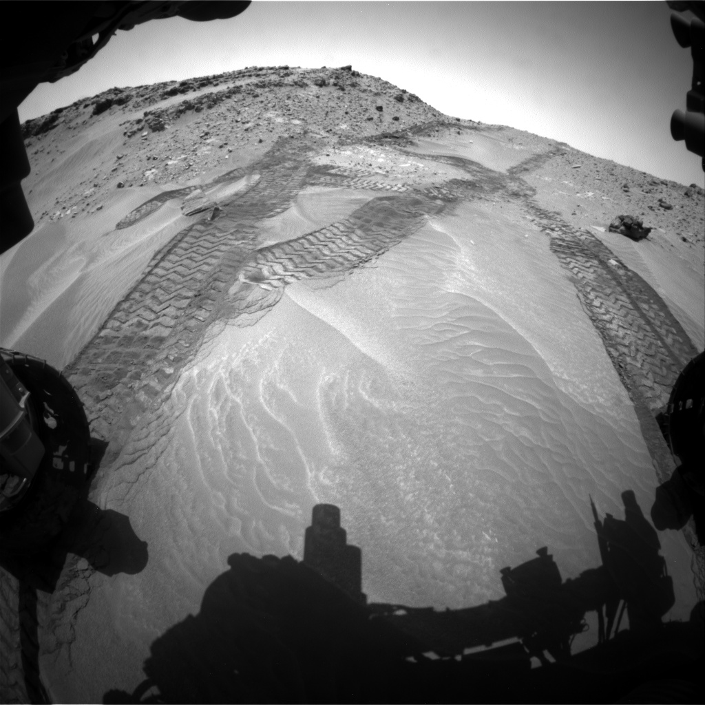 Nasa's Mars rover Curiosity acquired this image using its Front Hazard Avoidance Camera (Front Hazcam) on Sol 709, at drive 278, site number 40