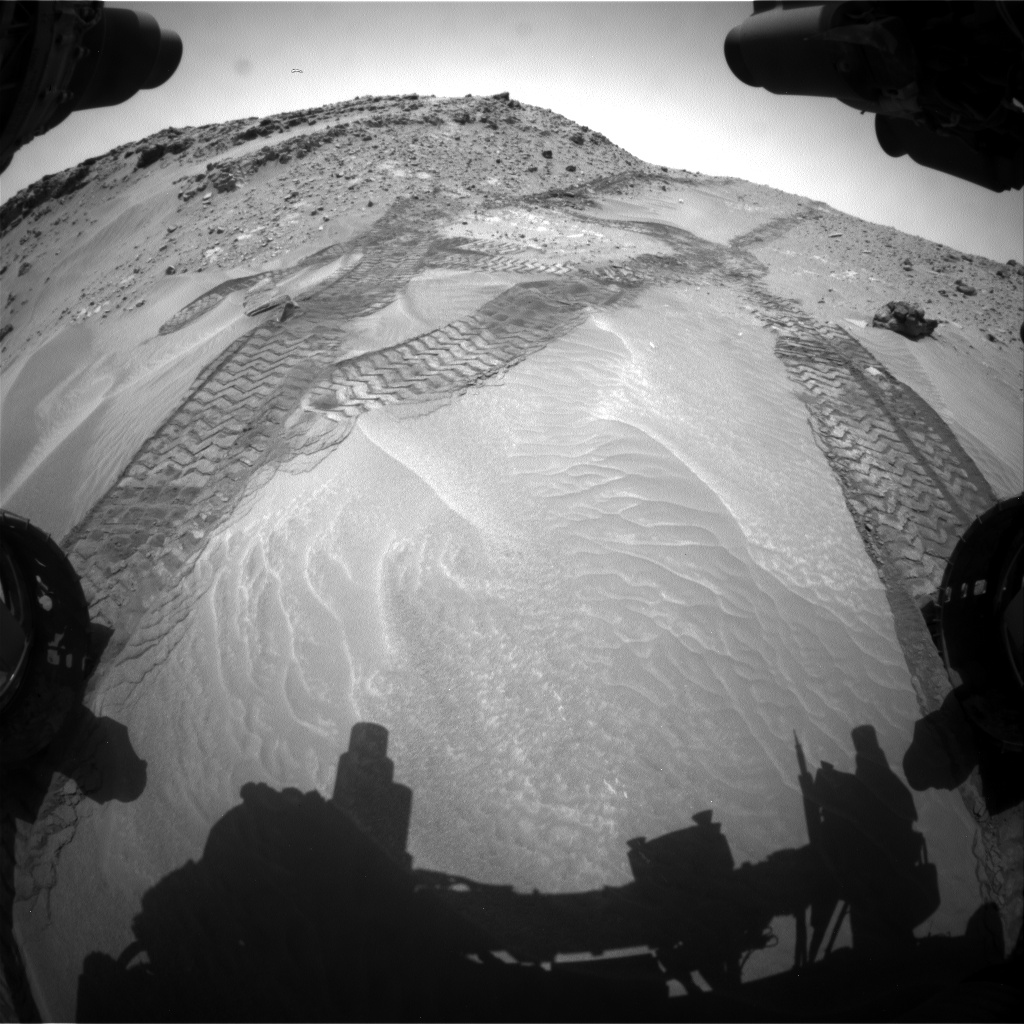 Nasa's Mars rover Curiosity acquired this image using its Front Hazard Avoidance Camera (Front Hazcam) on Sol 709, at drive 278, site number 40
