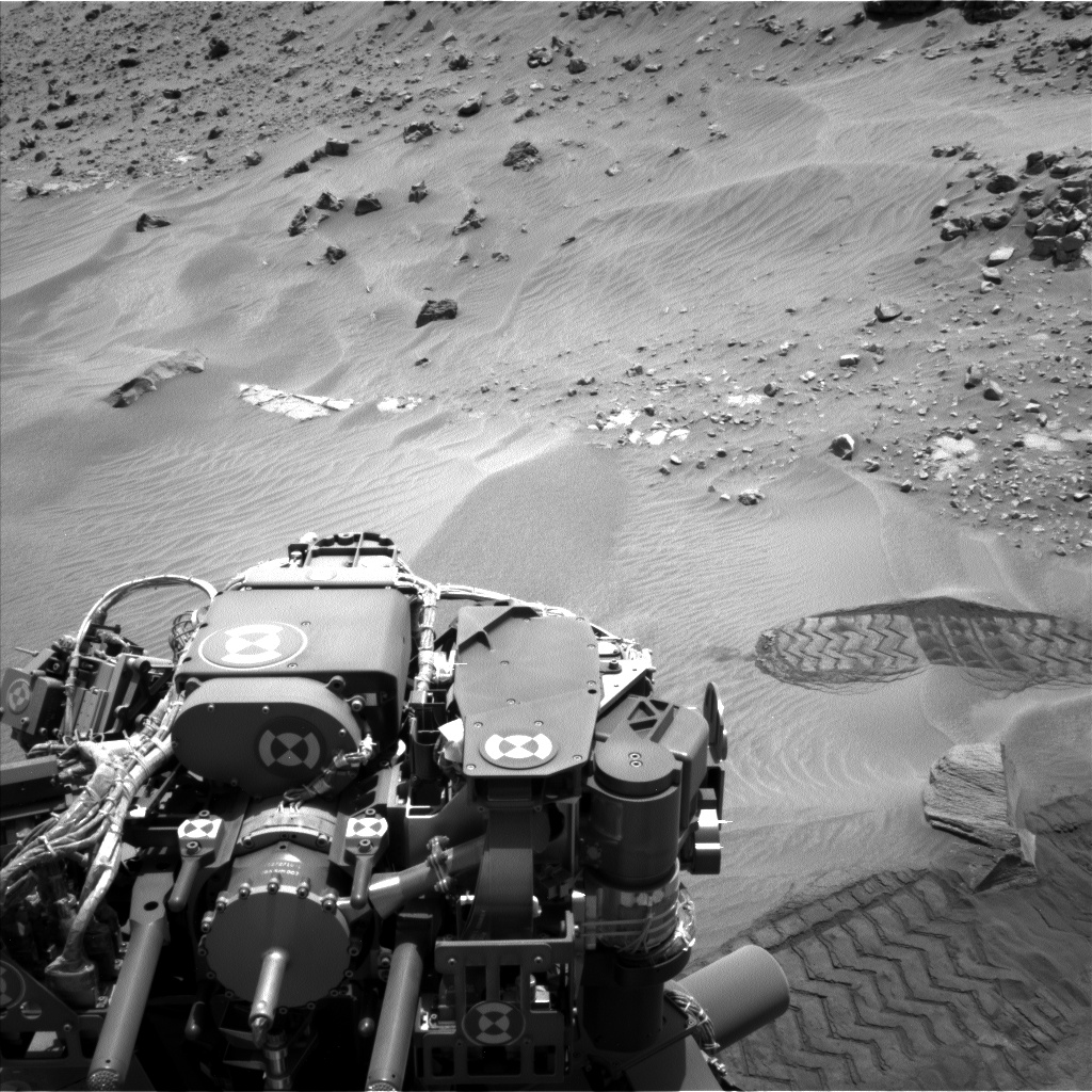 Nasa's Mars rover Curiosity acquired this image using its Left Navigation Camera on Sol 709, at drive 278, site number 40