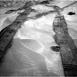 Nasa's Mars rover Curiosity acquired this image using its Left Navigation Camera on Sol 709, at drive 308, site number 40