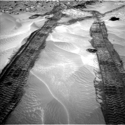 Nasa's Mars rover Curiosity acquired this image using its Left Navigation Camera on Sol 709, at drive 326, site number 40