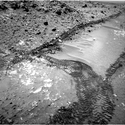 Nasa's Mars rover Curiosity acquired this image using its Right Navigation Camera on Sol 709, at drive 266, site number 40