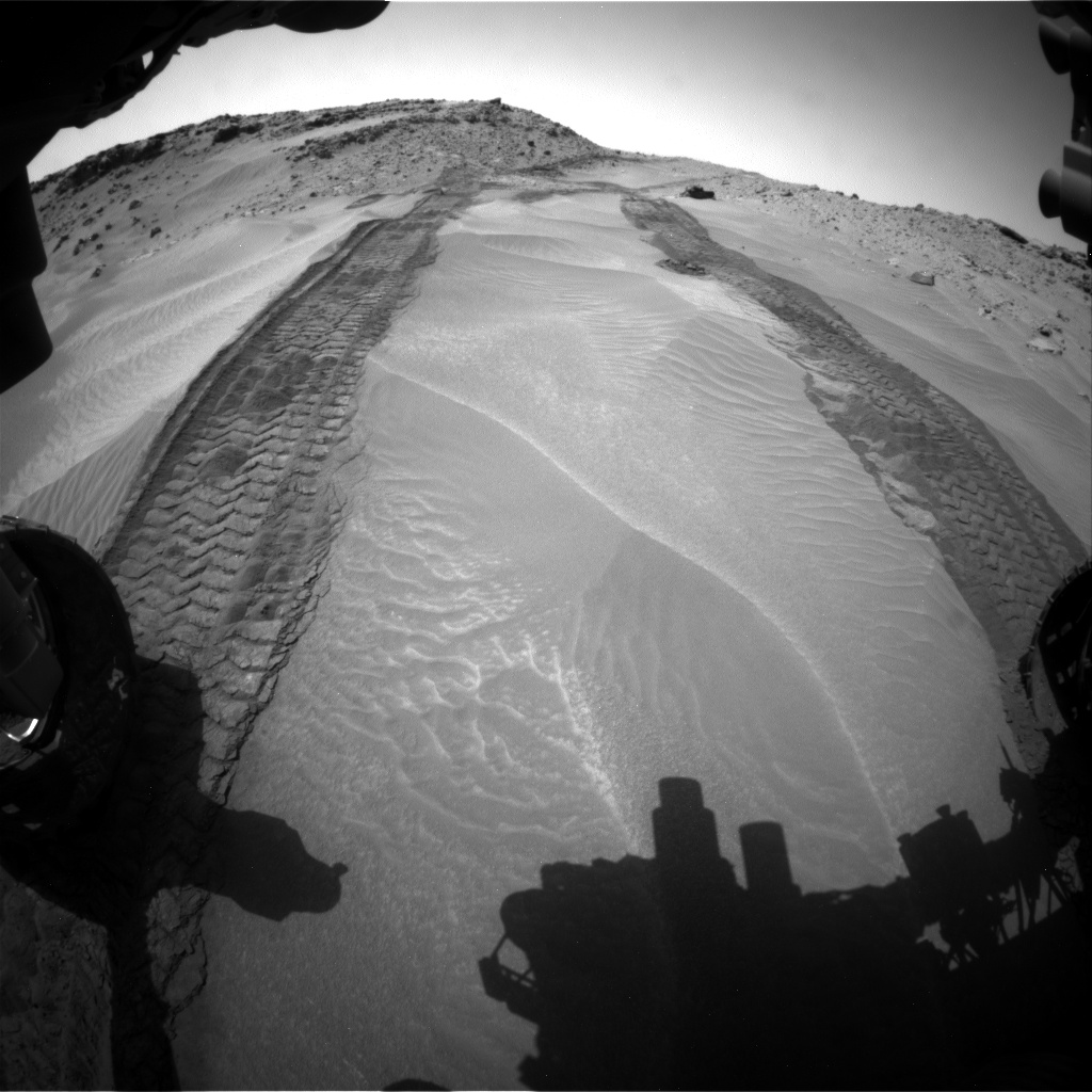Nasa's Mars rover Curiosity acquired this image using its Front Hazard Avoidance Camera (Front Hazcam) on Sol 710, at drive 402, site number 40
