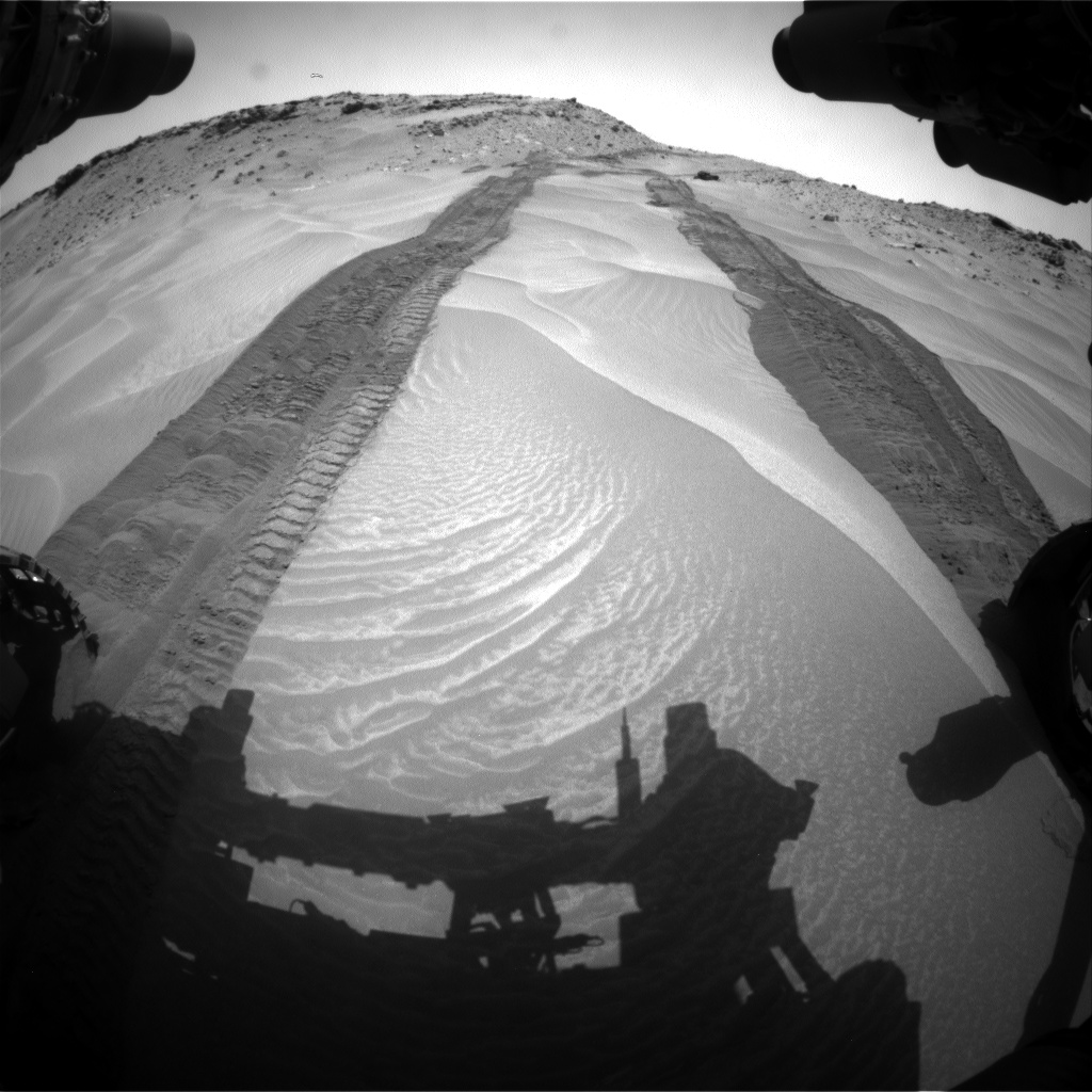 Nasa's Mars rover Curiosity acquired this image using its Front Hazard Avoidance Camera (Front Hazcam) on Sol 710, at drive 366, site number 40
