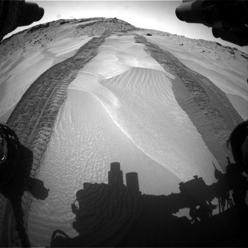 Nasa's Mars rover Curiosity acquired this image using its Front Hazard Avoidance Camera (Front Hazcam) on Sol 710, at drive 378, site number 40