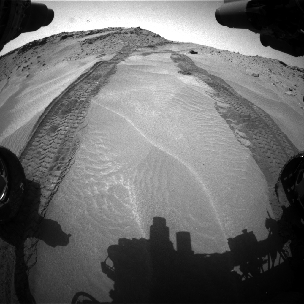 Nasa's Mars rover Curiosity acquired this image using its Front Hazard Avoidance Camera (Front Hazcam) on Sol 710, at drive 402, site number 40