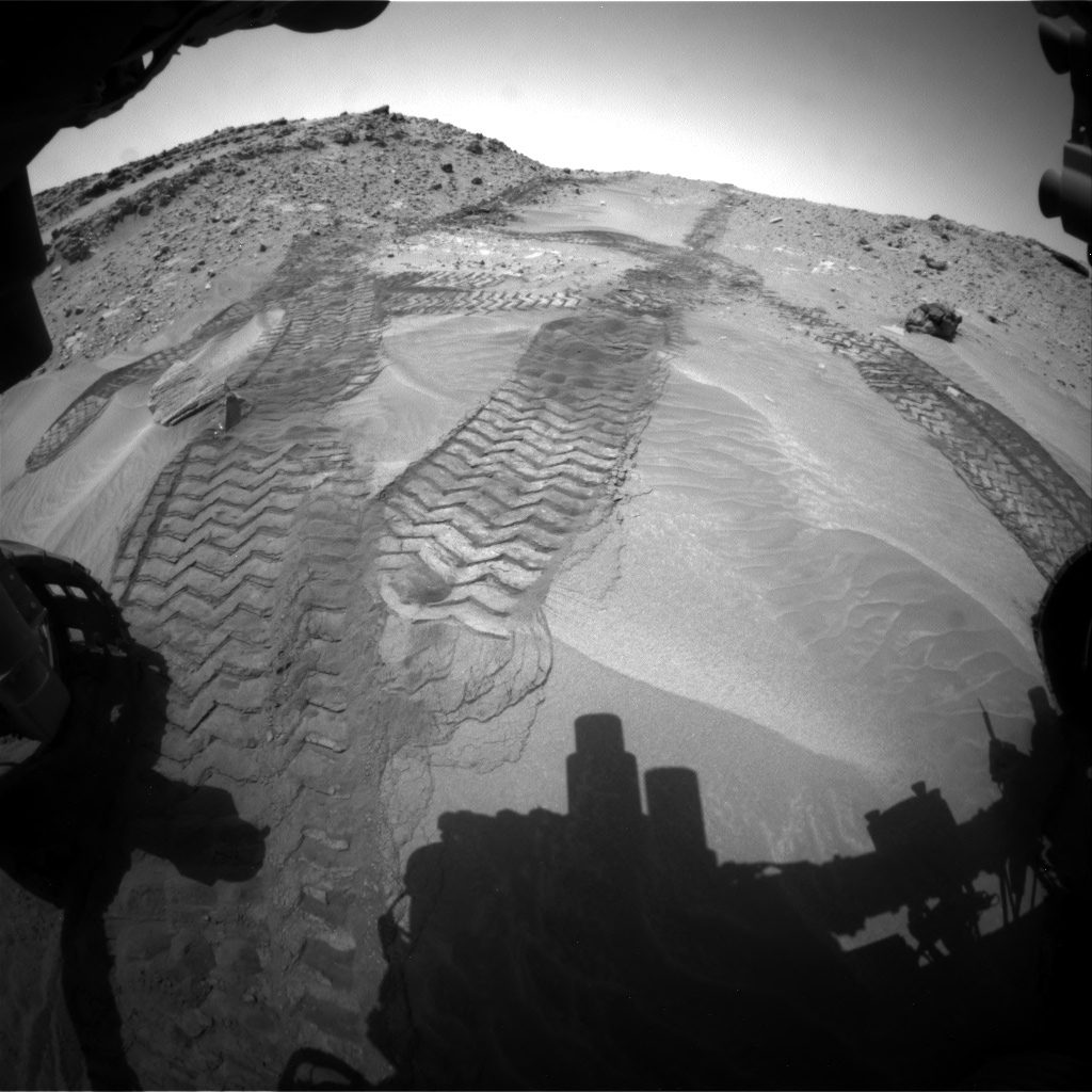 Nasa's Mars rover Curiosity acquired this image using its Front Hazard Avoidance Camera (Front Hazcam) on Sol 711, at drive 504, site number 40
