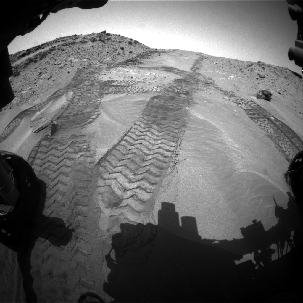 Nasa's Mars rover Curiosity acquired this image using its Front Hazard Avoidance Camera (Front Hazcam) on Sol 711, at drive 510, site number 40