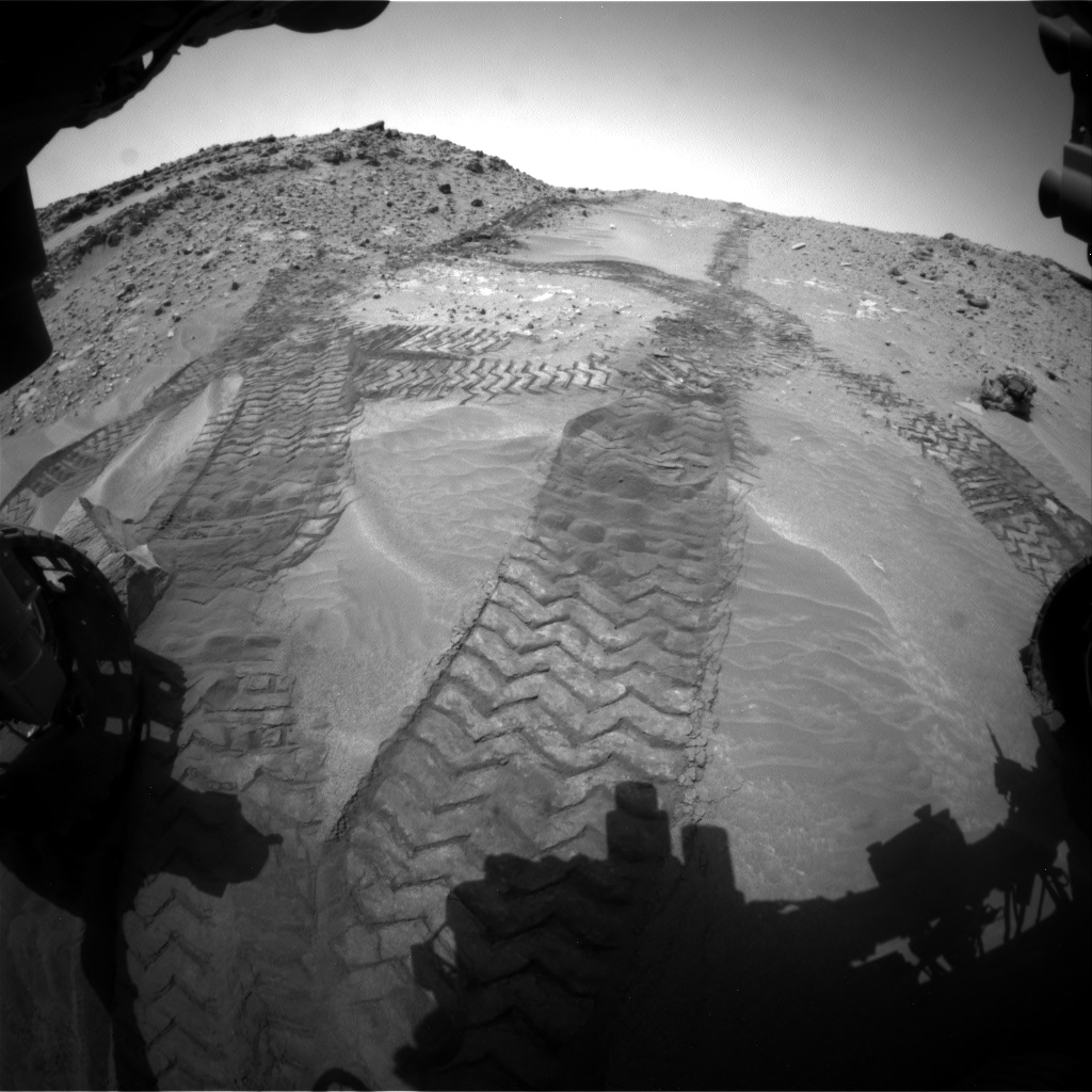 Nasa's Mars rover Curiosity acquired this image using its Front Hazard Avoidance Camera (Front Hazcam) on Sol 711, at drive 522, site number 40