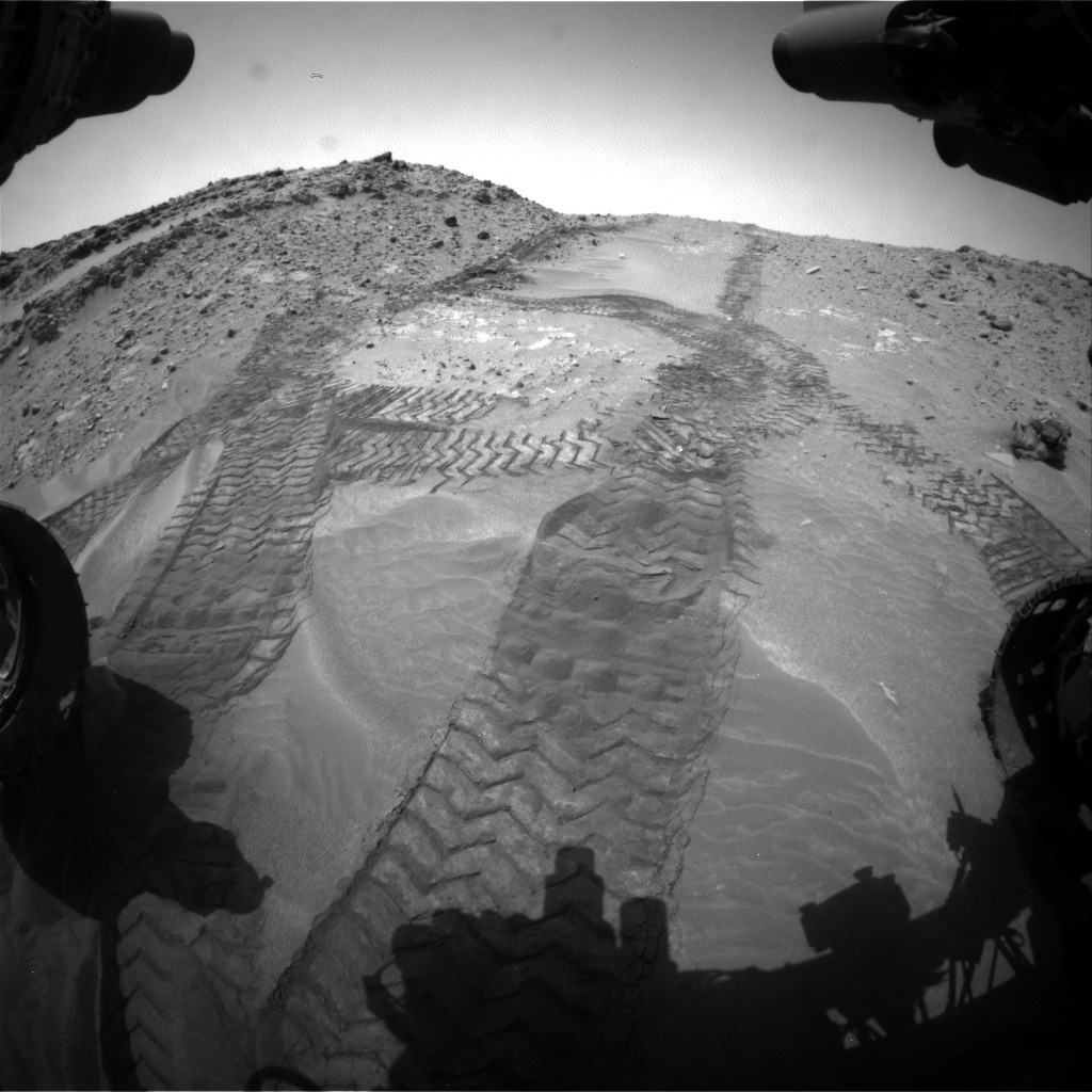 Nasa's Mars rover Curiosity acquired this image using its Front Hazard Avoidance Camera (Front Hazcam) on Sol 711, at drive 528, site number 40