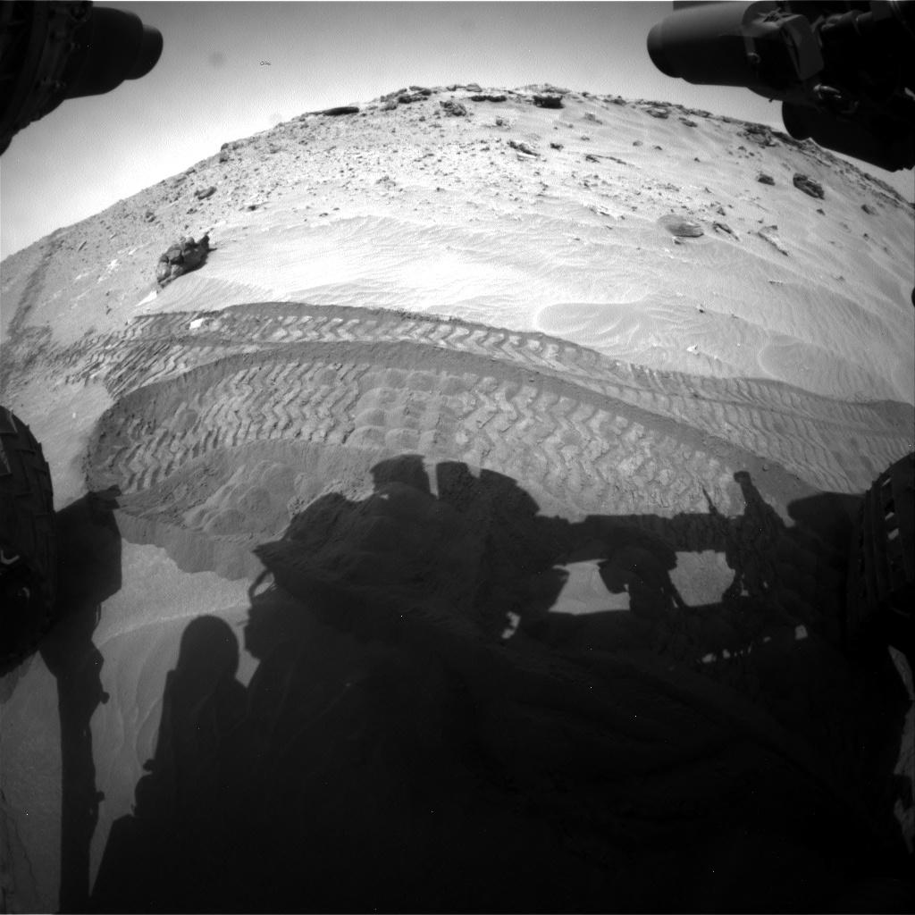 Nasa's Mars rover Curiosity acquired this image using its Front Hazard Avoidance Camera (Front Hazcam) on Sol 711, at drive 540, site number 40