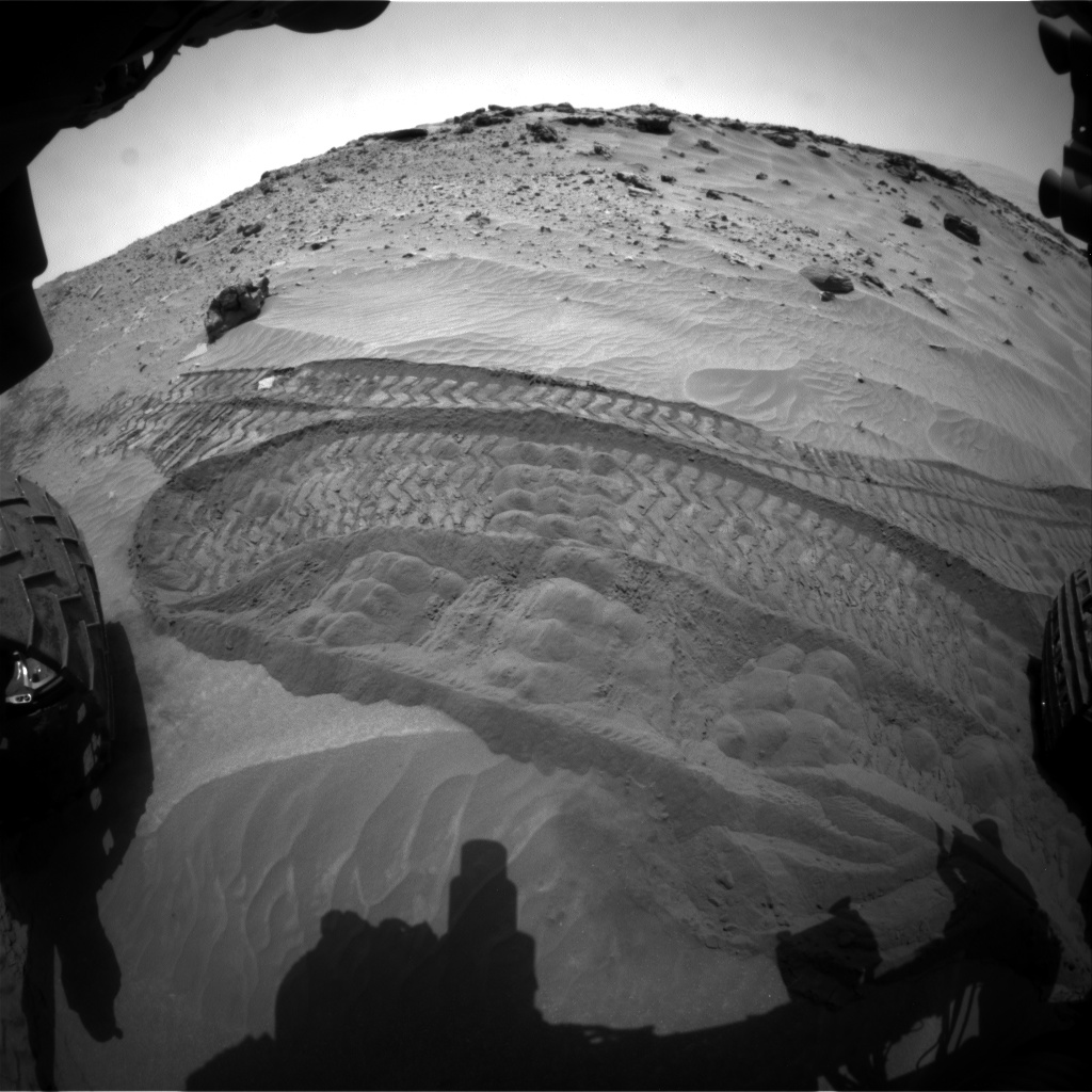 Nasa's Mars rover Curiosity acquired this image using its Front Hazard Avoidance Camera (Front Hazcam) on Sol 712, at drive 540, site number 40