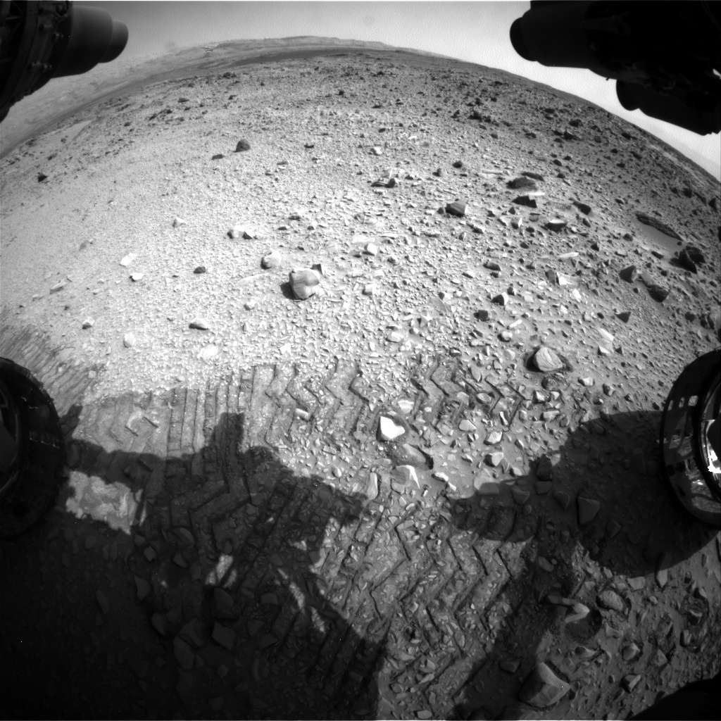 Nasa's Mars rover Curiosity acquired this image using its Front Hazard Avoidance Camera (Front Hazcam) on Sol 714, at drive 1000, site number 40