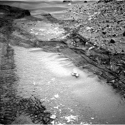 Nasa's Mars rover Curiosity acquired this image using its Left Navigation Camera on Sol 714, at drive 750, site number 40
