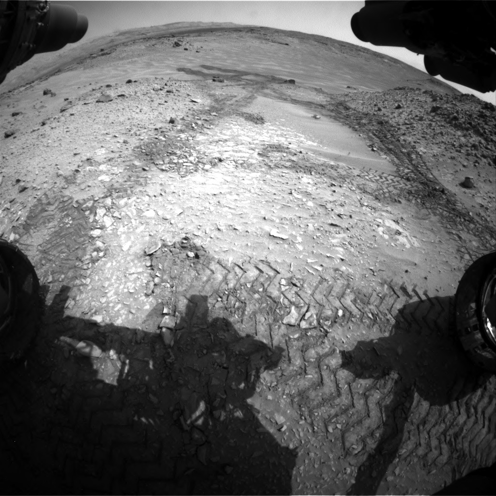 Nasa's Mars rover Curiosity acquired this image using its Front Hazard Avoidance Camera (Front Hazcam) on Sol 717, at drive 1286, site number 40