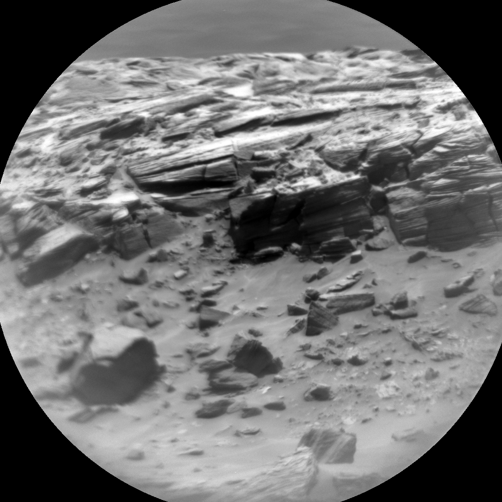 Nasa's Mars rover Curiosity acquired this image using its Chemistry & Camera (ChemCam) on Sol 717, at drive 1000, site number 40