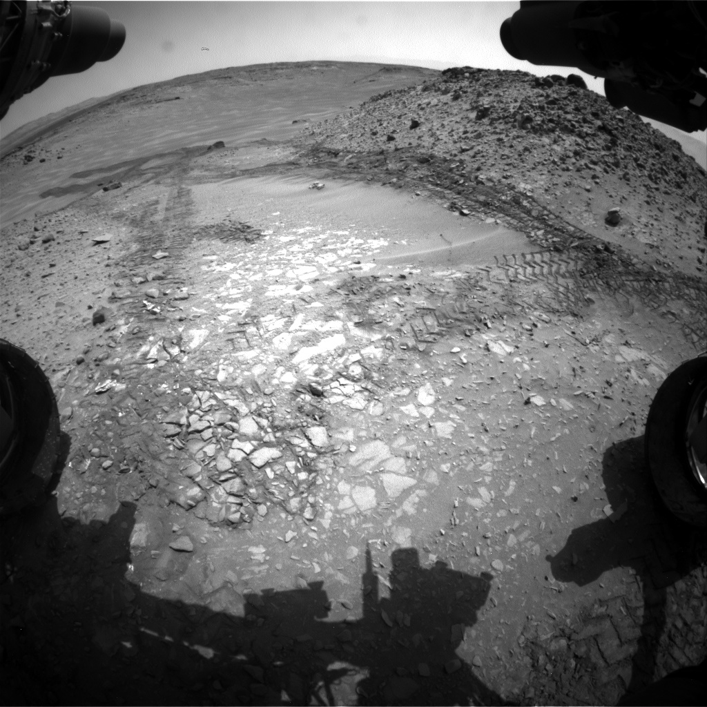 Nasa's Mars rover Curiosity acquired this image using its Front Hazard Avoidance Camera (Front Hazcam) on Sol 719, at drive 1378, site number 40