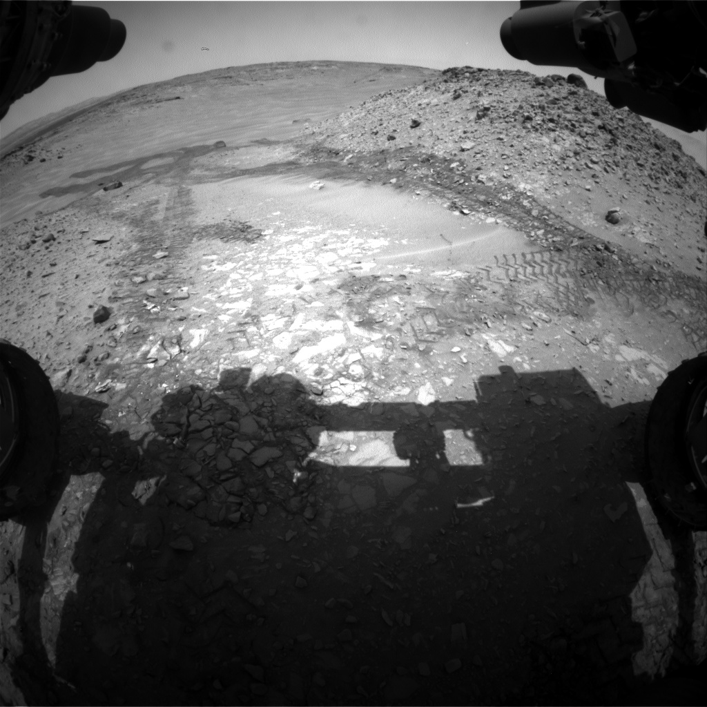 Nasa's Mars rover Curiosity acquired this image using its Front Hazard Avoidance Camera (Front Hazcam) on Sol 721, at drive 1378, site number 40