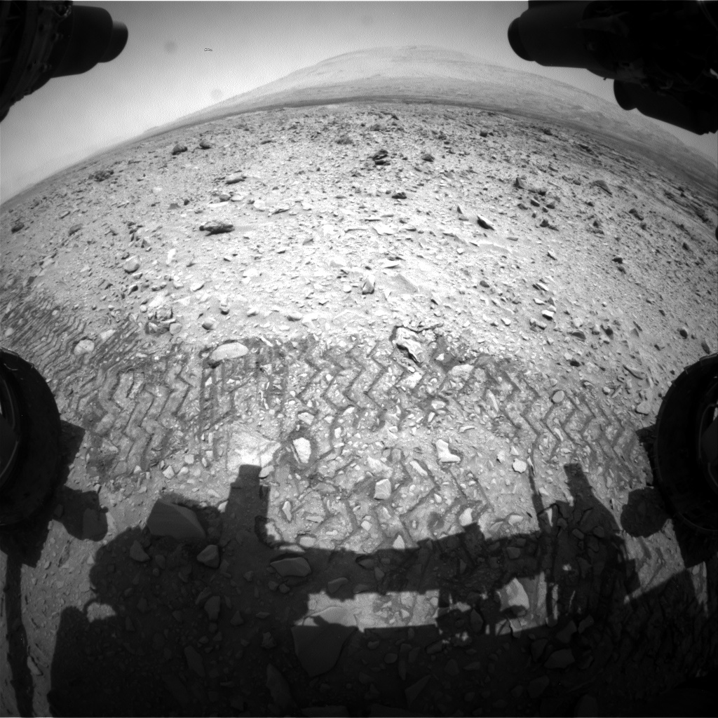 Nasa's Mars rover Curiosity acquired this image using its Front Hazard Avoidance Camera (Front Hazcam) on Sol 732, at drive 2040, site number 40