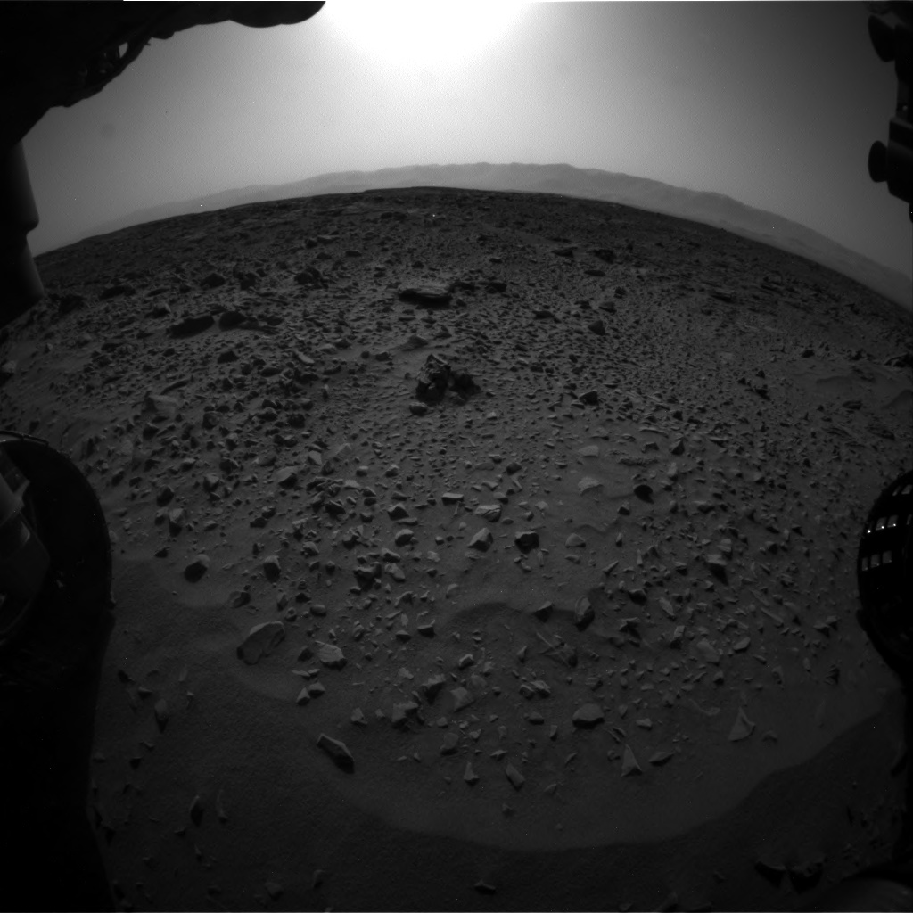 Nasa's Mars rover Curiosity acquired this image using its Front Hazard Avoidance Camera (Front Hazcam) on Sol 733, at drive 0, site number 41