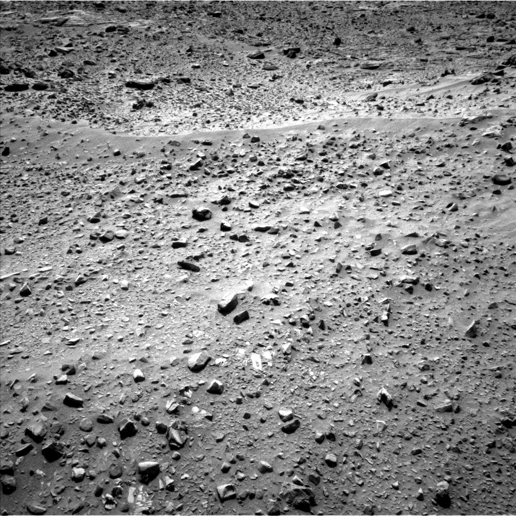 Nasa's Mars rover Curiosity acquired this image using its Left Navigation Camera on Sol 733, at drive 2448, site number 40