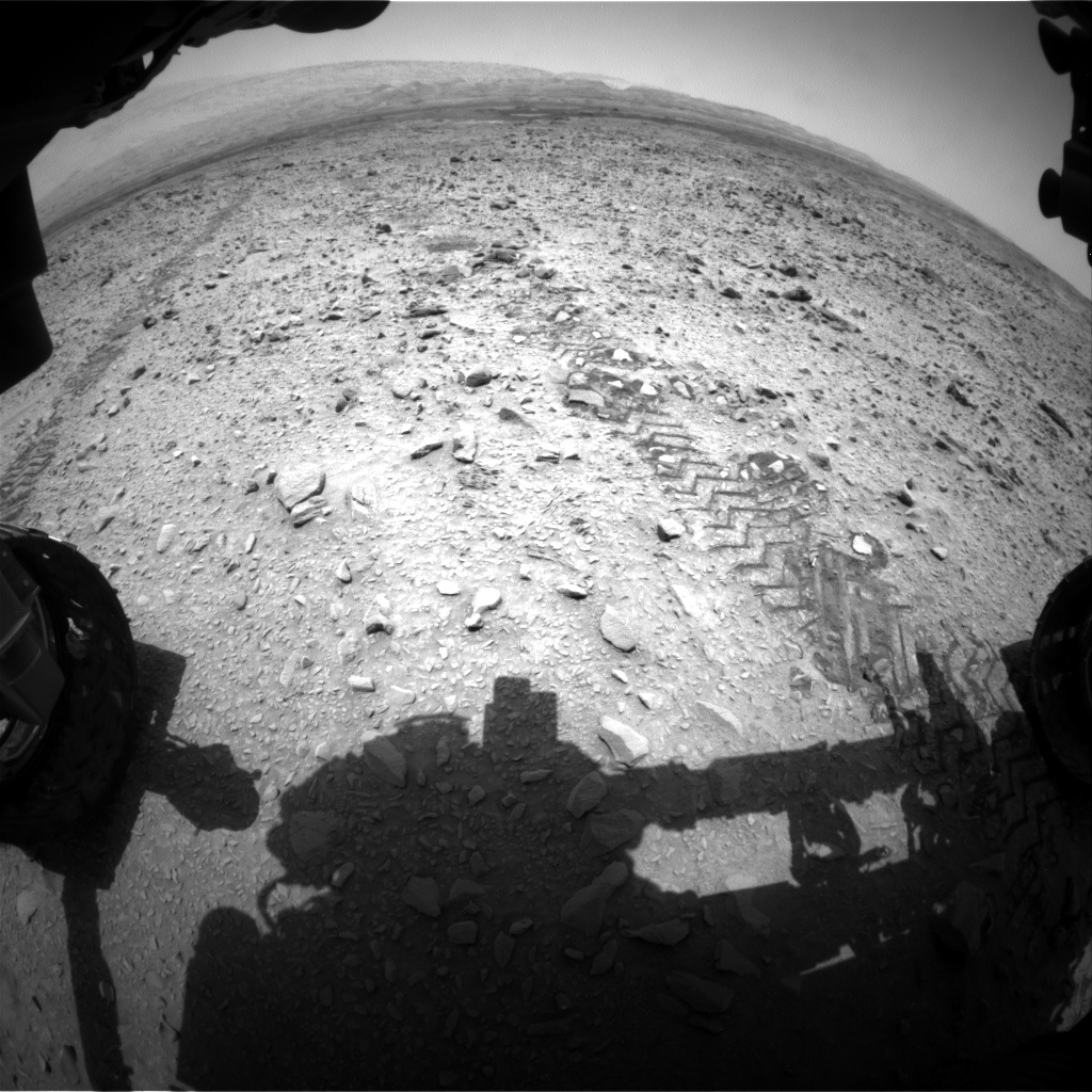 Nasa's Mars rover Curiosity acquired this image using its Front Hazard Avoidance Camera (Front Hazcam) on Sol 738, at drive 322, site number 41