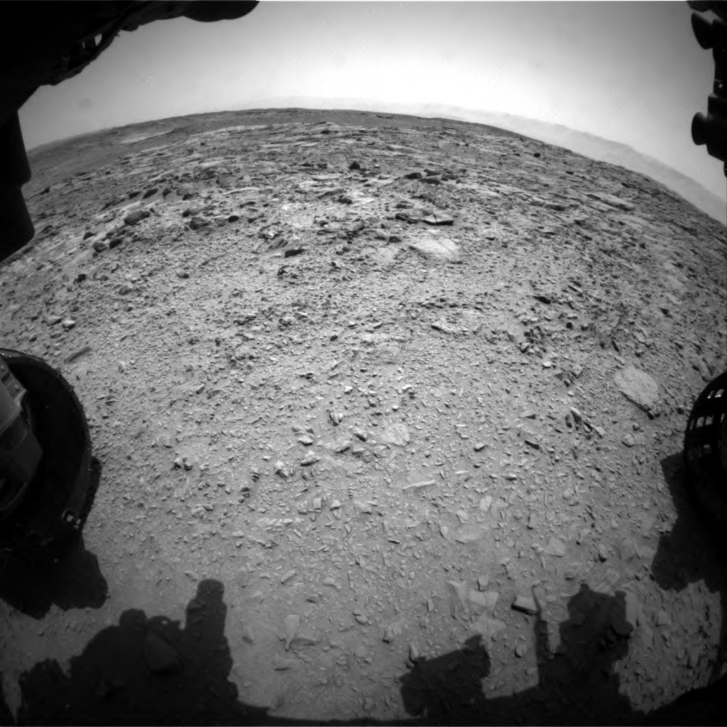 Nasa's Mars rover Curiosity acquired this image using its Front Hazard Avoidance Camera (Front Hazcam) on Sol 738, at drive 592, site number 41