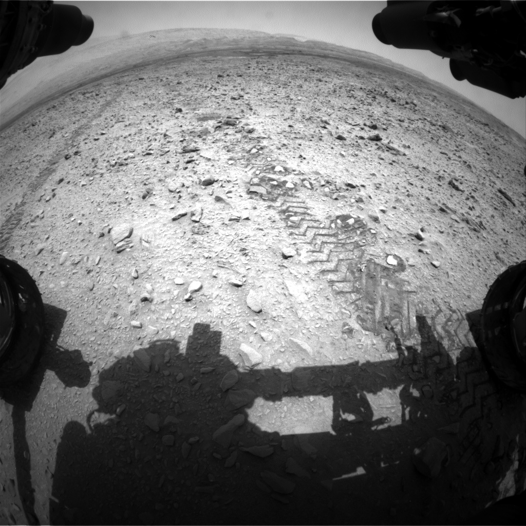 Nasa's Mars rover Curiosity acquired this image using its Front Hazard Avoidance Camera (Front Hazcam) on Sol 738, at drive 322, site number 41