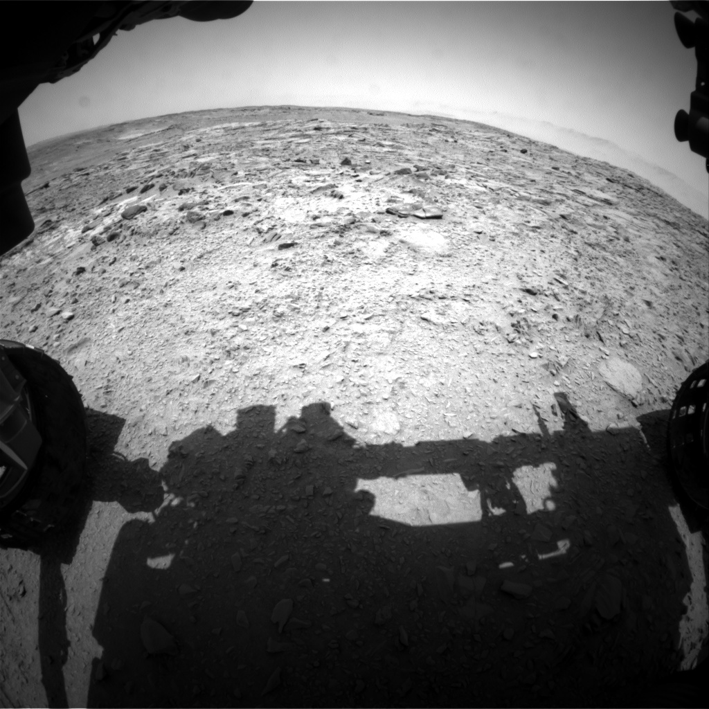 Nasa's Mars rover Curiosity acquired this image using its Front Hazard Avoidance Camera (Front Hazcam) on Sol 739, at drive 592, site number 41