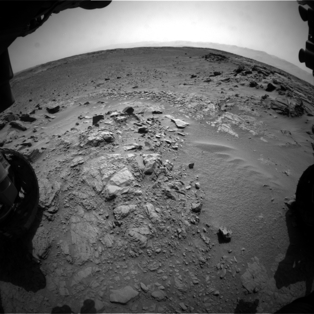 Nasa's Mars rover Curiosity acquired this image using its Front Hazard Avoidance Camera (Front Hazcam) on Sol 740, at drive 838, site number 41