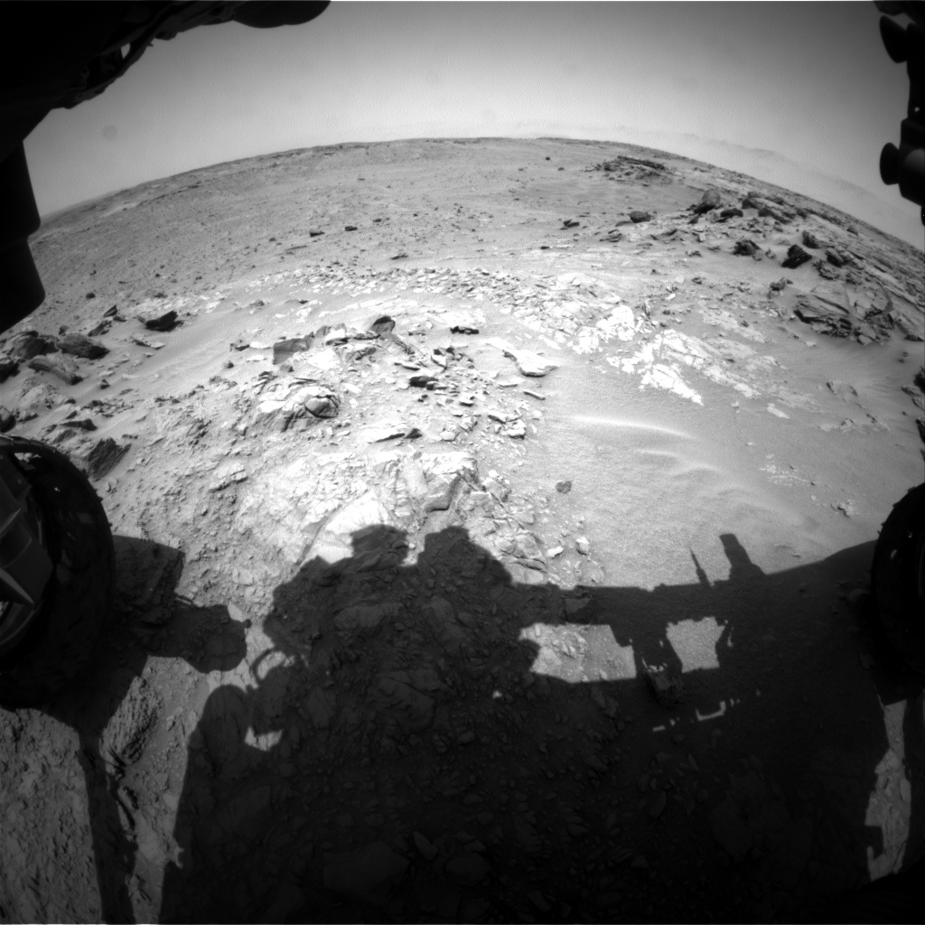 Nasa's Mars rover Curiosity acquired this image using its Front Hazard Avoidance Camera (Front Hazcam) on Sol 741, at drive 838, site number 41