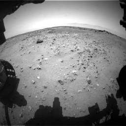 Nasa's Mars rover Curiosity acquired this image using its Front Hazard Avoidance Camera (Front Hazcam) on Sol 743, at drive 1120, site number 41