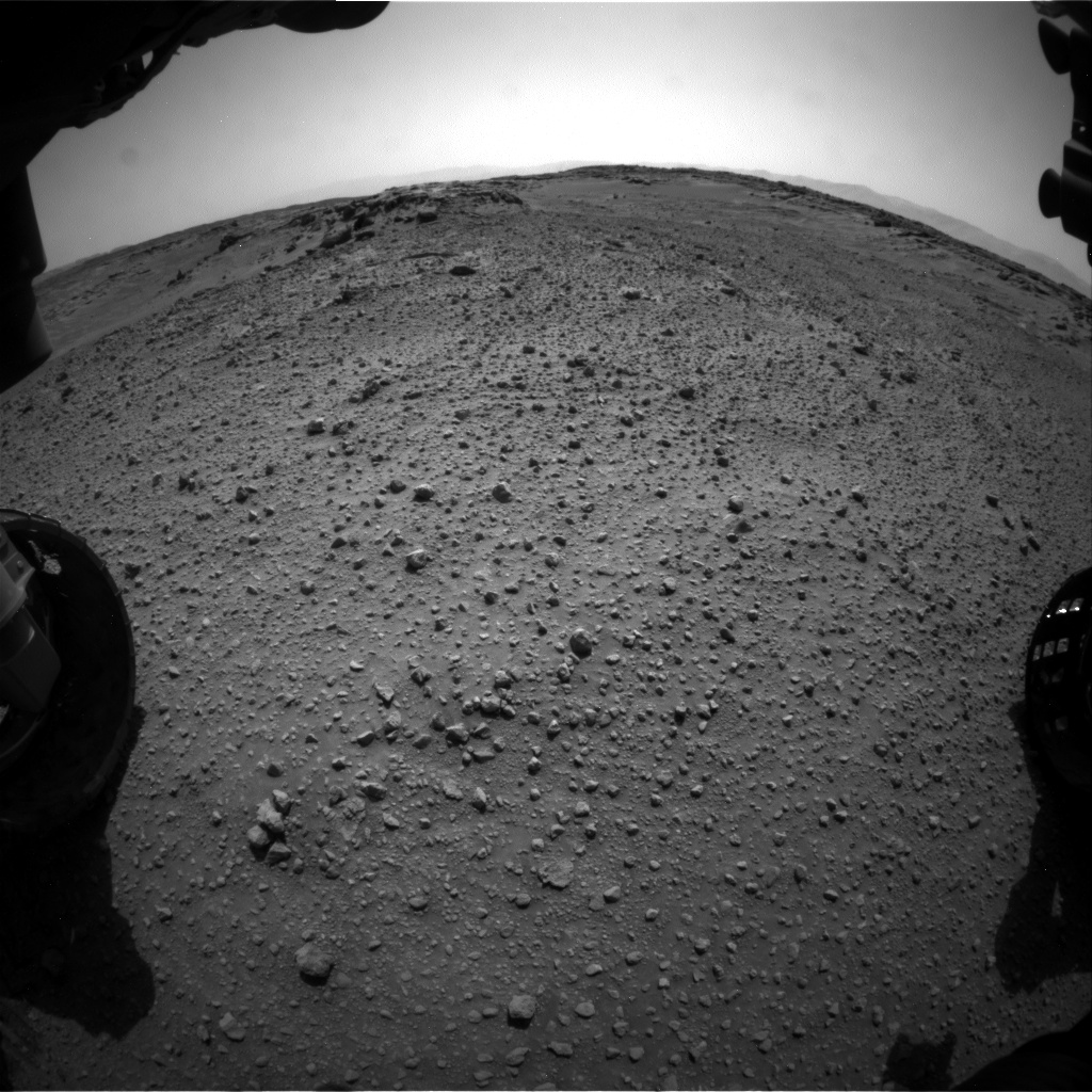 Nasa's Mars rover Curiosity acquired this image using its Front Hazard Avoidance Camera (Front Hazcam) on Sol 743, at drive 1330, site number 41