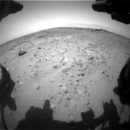 Nasa's Mars rover Curiosity acquired this image using its Front Hazard Avoidance Camera (Front Hazcam) on Sol 743, at drive 1126, site number 41