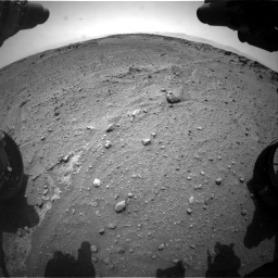 Nasa's Mars rover Curiosity acquired this image using its Front Hazard Avoidance Camera (Front Hazcam) on Sol 743, at drive 1282, site number 41