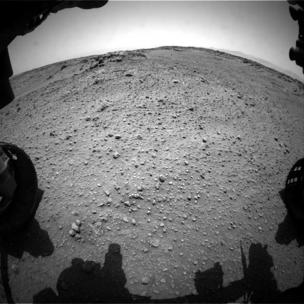 Nasa's Mars rover Curiosity acquired this image using its Front Hazard Avoidance Camera (Front Hazcam) on Sol 744, at drive 1330, site number 41