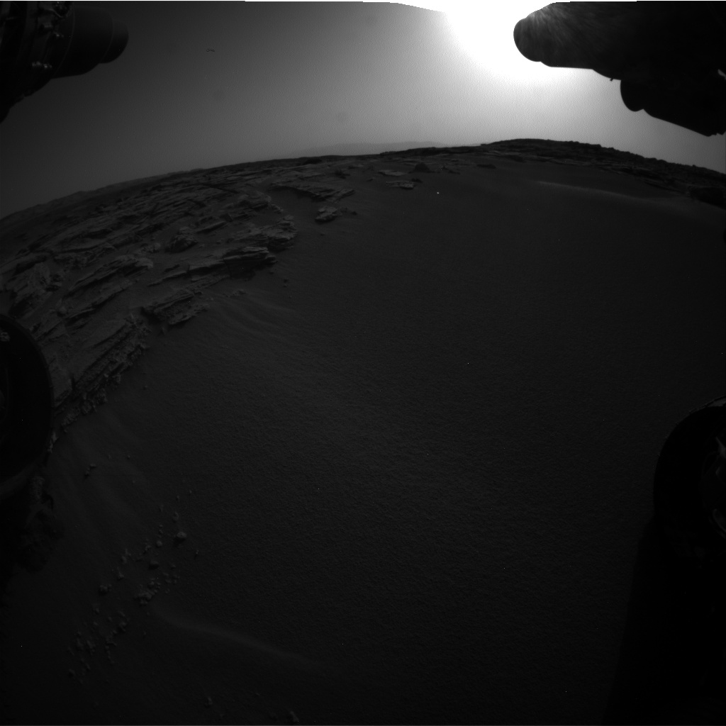 Nasa's Mars rover Curiosity acquired this image using its Front Hazard Avoidance Camera (Front Hazcam) on Sol 744, at drive 1570, site number 41