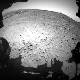 Nasa's Mars rover Curiosity acquired this image using its Front Hazard Avoidance Camera (Front Hazcam) on Sol 747, at drive 2104, site number 41