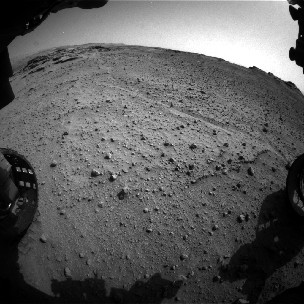 Nasa's Mars rover Curiosity acquired this image using its Front Hazard Avoidance Camera (Front Hazcam) on Sol 747, at drive 0, site number 42