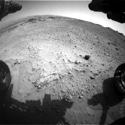 Nasa's Mars rover Curiosity acquired this image using its Front Hazard Avoidance Camera (Front Hazcam) on Sol 747, at drive 2206, site number 41