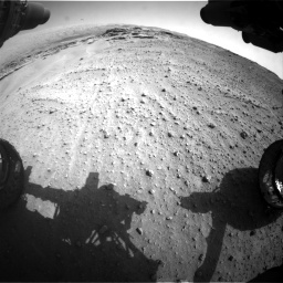 Nasa's Mars rover Curiosity acquired this image using its Front Hazard Avoidance Camera (Front Hazcam) on Sol 747, at drive 2242, site number 41