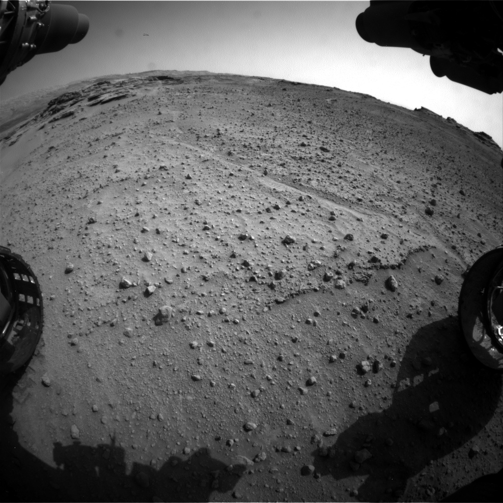 Nasa's Mars rover Curiosity acquired this image using its Front Hazard Avoidance Camera (Front Hazcam) on Sol 747, at drive 0, site number 42