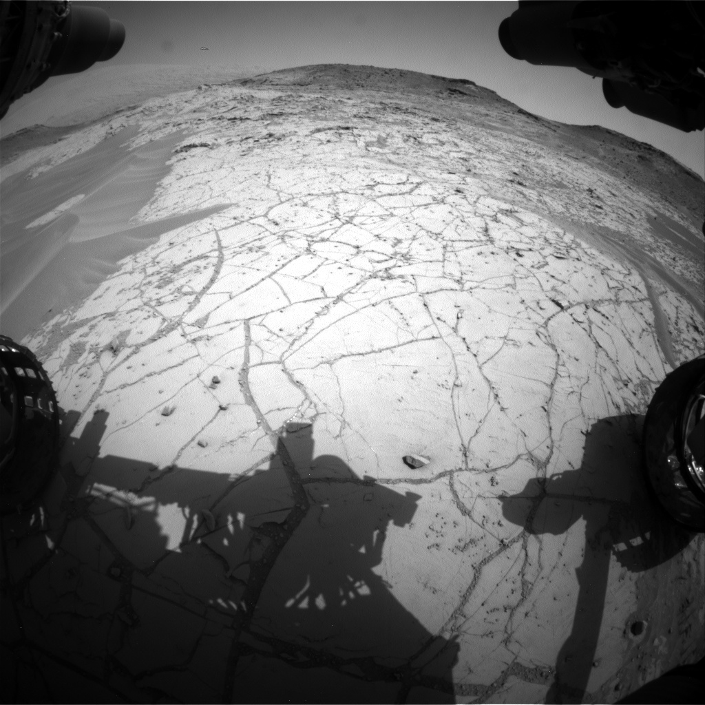 Nasa's Mars rover Curiosity acquired this image using its Front Hazard Avoidance Camera (Front Hazcam) on Sol 753, at drive 1020, site number 42