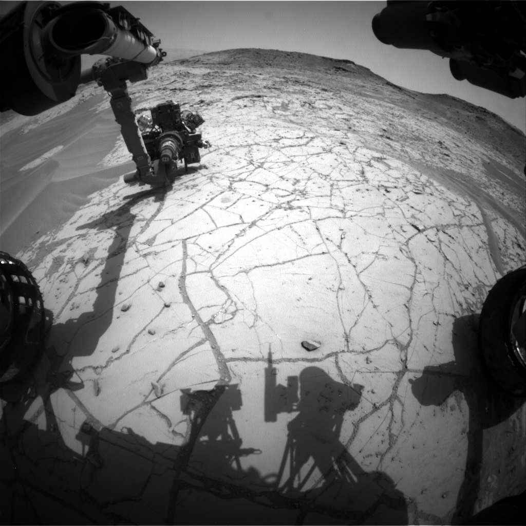 Nasa's Mars rover Curiosity acquired this image using its Front Hazard Avoidance Camera (Front Hazcam) on Sol 759, at drive 1020, site number 42