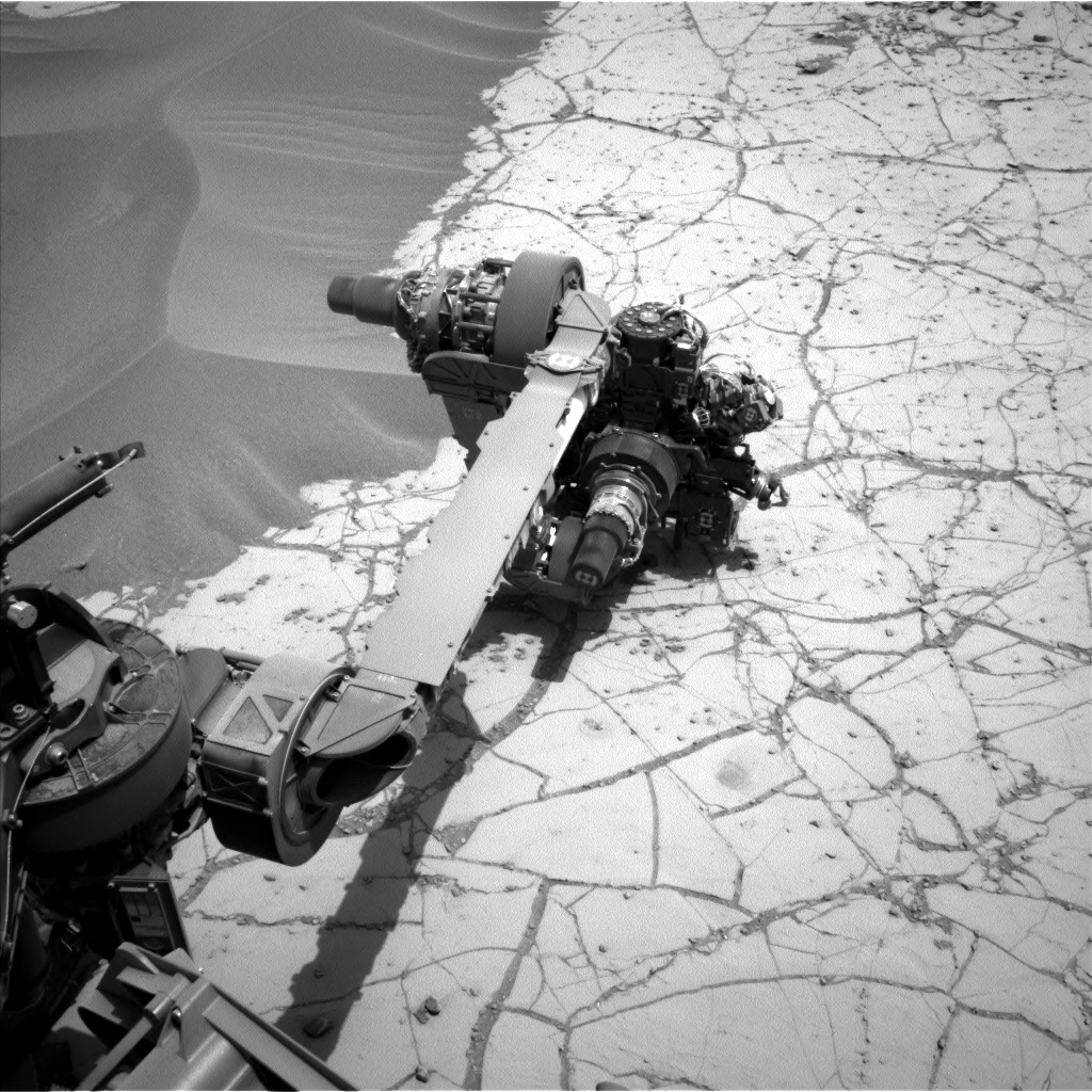 Nasa's Mars rover Curiosity acquired this image using its Left Navigation Camera on Sol 759, at drive 1020, site number 42