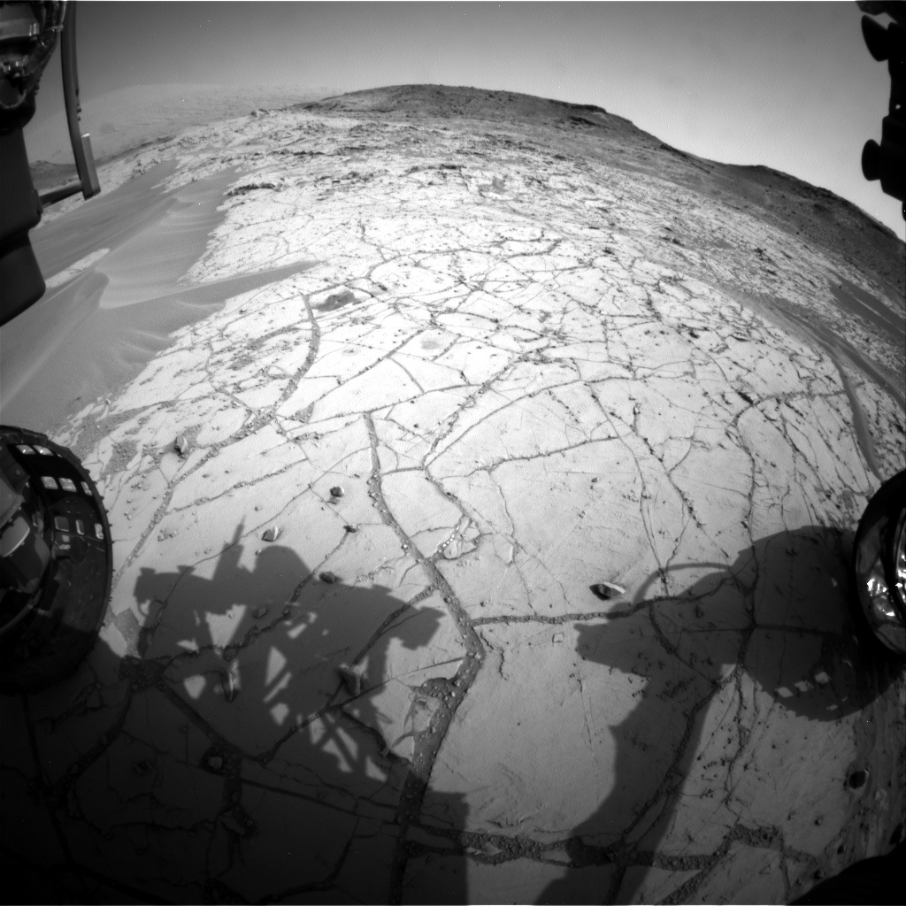 Nasa's Mars rover Curiosity acquired this image using its Front Hazard Avoidance Camera (Front Hazcam) on Sol 761, at drive 1020, site number 42